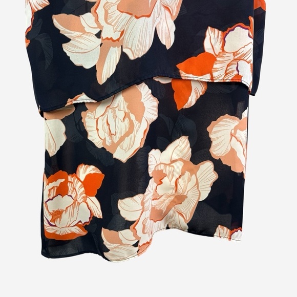 Cabi Floral Sleeveless Blossom Tiered Blouse Style 5030 Medium - Picture 3 of 13